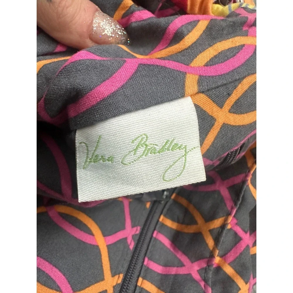 Vera Bradley Jazzy Blooms Convertible Backpack Tote Floral Quilted Cotton Bag